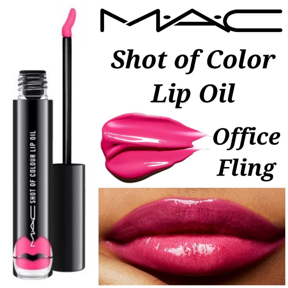MAC Cosmetics Shot of Colour Lip Oil - Office Fling